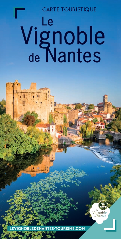 Mapa turístico 2024 del viñedo de Nantes ( fr y ing )